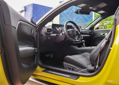 2025 Ford Mustang EcoBoost Coupe interior cockpit view
