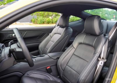 2025 Ford Mustang EcoBoost Coupe interior front seat view