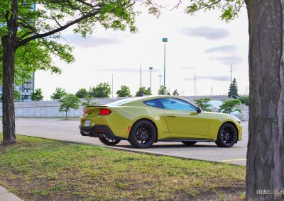 2025 Ford Mustang EcoBoost Coupe rear quarter view
