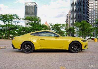 2025 Ford Mustang EcoBoost Coupe side profile view