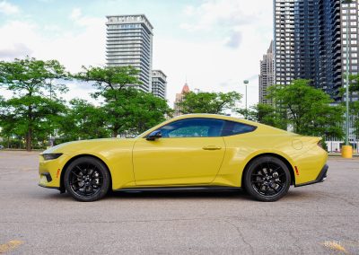 2025 Ford Mustang EcoBoost Coupe side profile view