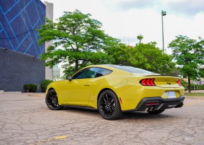2025 Ford Mustang EcoBoost Coupe rear quarter view