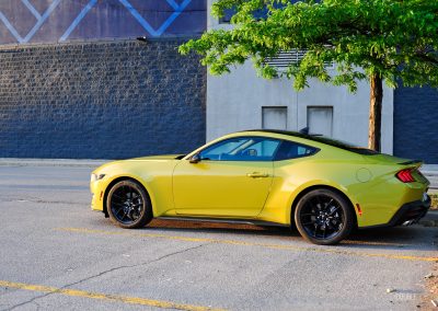 2025 Ford Mustang EcoBoost Coupe rear quarter view