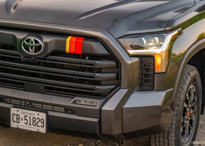2025 Toyota Tundra TRD Rally front corner close-up