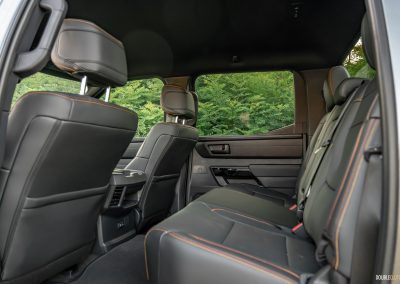 2025 Toyota Tundra TRD Rally rear seat view