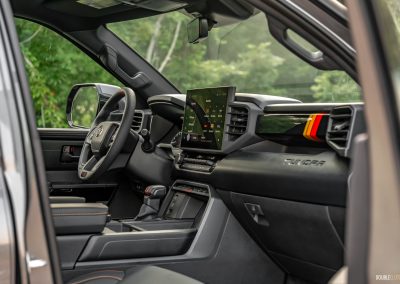 2025 Toyota Tundra TRD Rally interior view