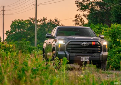2025 Toyota Tundra TRD Rally front quarter view