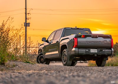 2025 Toyota Tundra TRD Rally rear quarter view