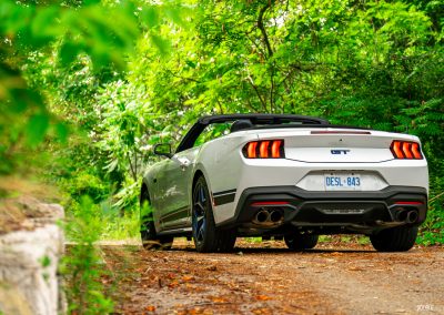 2025 Ford Mustang GT Convertible rear quarter view