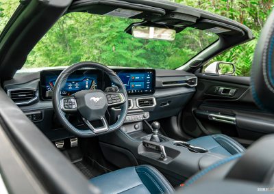 2025 Ford Mustang GT Convertible interior view