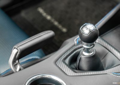 2025 Ford Mustang GT Convertible shift knob close-up
