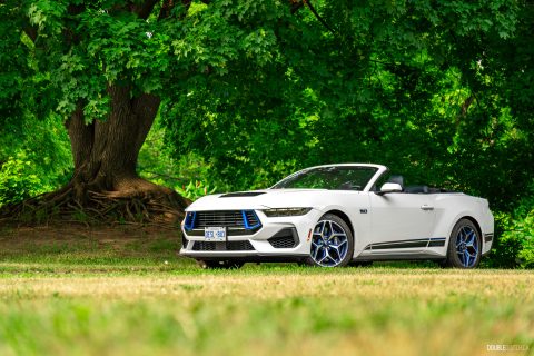 2025 Ford Mustang GT Convertible front quarter view