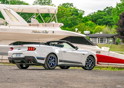 2025 Ford Mustang GT Convertible rear quarter view