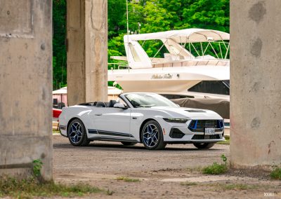 2025 Ford Mustang GT Convertible front quarter view