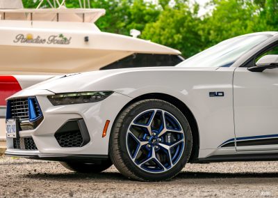 2025 Ford Mustang GT Convertible cropped front quarter view