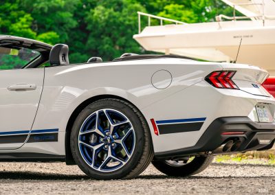2025 Ford Mustang GT Convertible cropped rear quarter view