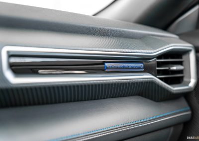 2025 Ford Mustang GT Convertible interior trim close-up