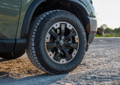 2026 Honda Passport Trailsport front wheel close-up