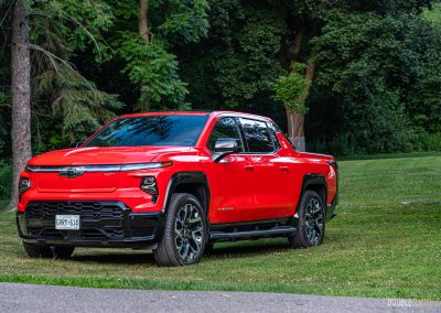 2025 Chevrolet Silverado EV RST front quarter view