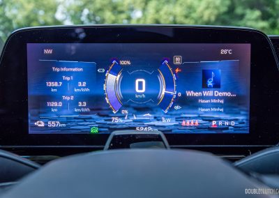 2025 Chevrolet Silverado EV RST digital gauge cluster close-up