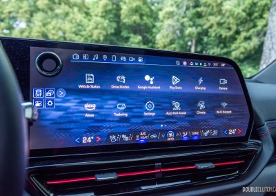 2025 Chevrolet Silverado EV RST infotainment touchscreen close-up