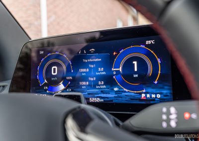 2025 Chevrolet Silverado EV RST digital gauge cluster close-up