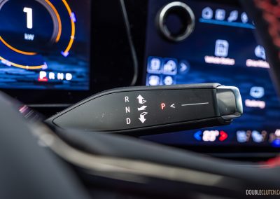 2025 Chevrolet Silverado EV RST shifter stalk close-up