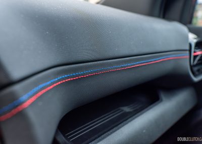 2025 Chevrolet Silverado EV RST dashboard stitching close-up