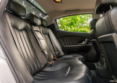 2008 Maserati Quattroporte black interior back seat