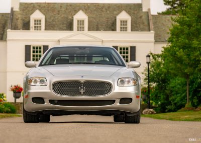 2008 Maserati Quattroporte, silver, front