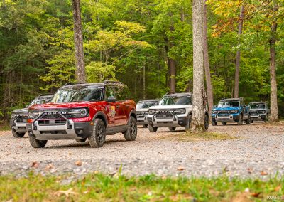 2025 Ford Brono Sport Sasquatch at Bronco Off-Roadeo experience in Tennessee
