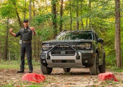 2025 Ford Brono Sport Sasquatch at Bronco Off-Roadeo experience in Tennessee