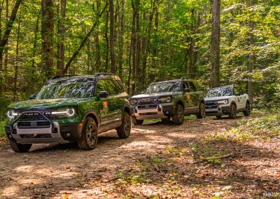 2025 Ford Brono Sport Sasquatch at Bronco Off-Roadeo experience in Tennessee