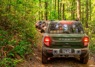 2025 Ford Brono Sport Sasquatch at Bronco Off-Roadeo experience in Tennessee