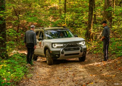 2025 Ford Brono Sport Sasquatch at Bronco Off-Roadeo experience in Tennessee