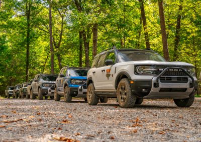 2025 Ford Brono Sport Sasquatch at Bronco Off-Roadeo experience in Tennessee