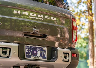 2025 Ford Brono Sport Sasquatch at Bronco Off-Roadeo experience in Tennessee