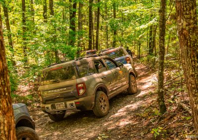 2025 Ford Brono Sport Sasquatch at Bronco Off-Roadeo experience in Tennessee