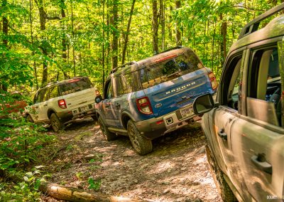 2025 Ford Brono Sport Sasquatch at Bronco Off-Roadeo experience in Tennessee