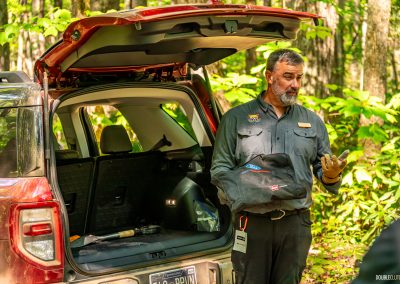 2025 Ford Brono Sport Sasquatch at Bronco Off-Roadeo experience in Tennessee