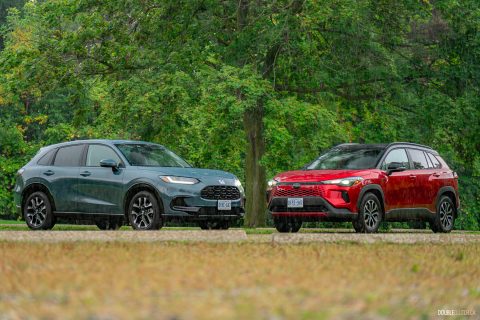 2026 Honda HR-V and 2026 Toyota Corolla Cross together