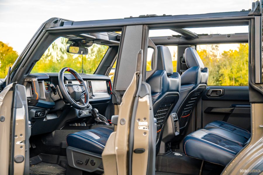 2025 Ford Bronco Raptor "Braptor" interior