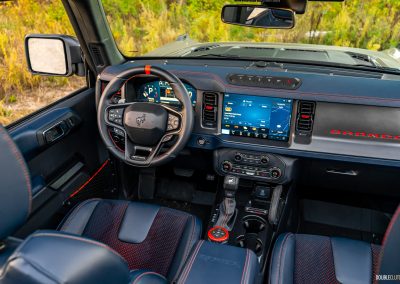 2025 Ford Bronco Raptor "Braptor" interior