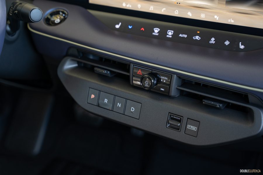 2026 Nissan Leaf interior close up