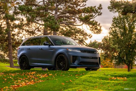2025 Range Rover Sport SV in Nebula Blue matte