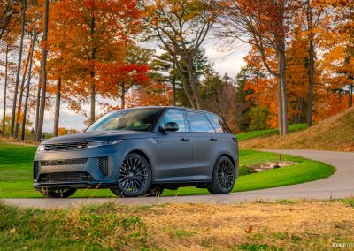 2025 Range Rover Sport SV in Nebula Blue matte