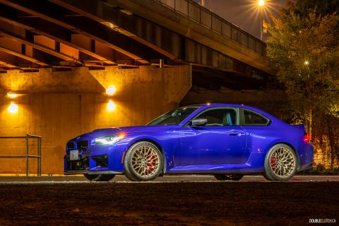 2026 BMW M2 CS in Velvet Blue