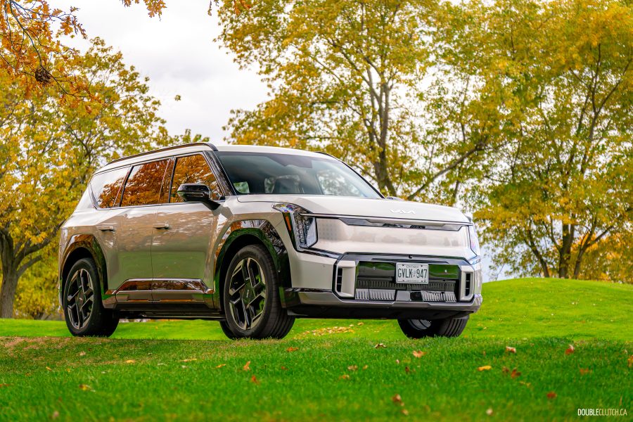 2026 Kia EV9 GT in Ivory Silver