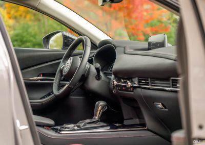 2025 Mazda CX-30 GT interior in Garnet Red
