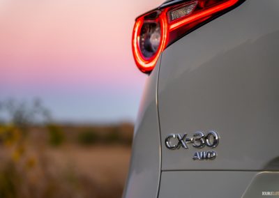 2025 Mazda CX-30 GT in Aero Grey close up